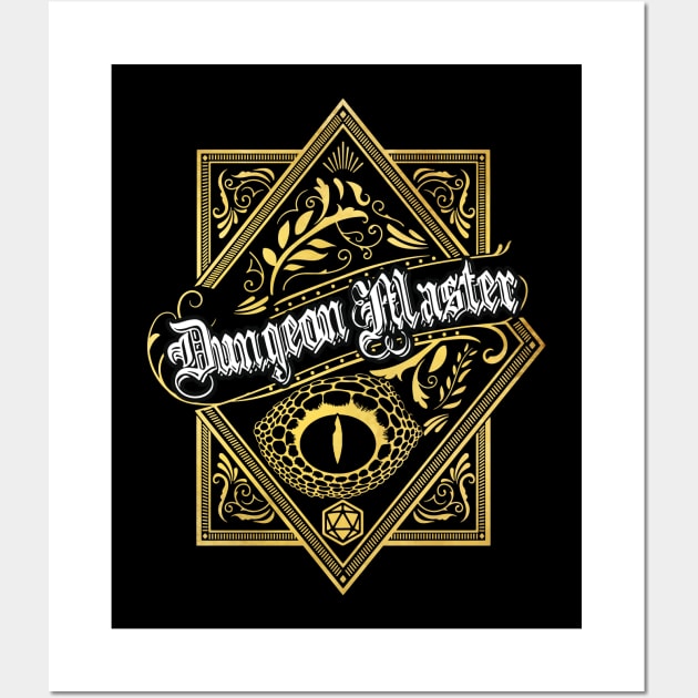 Dungeon Master Symbol Print Wall Art by DungeonDesigns